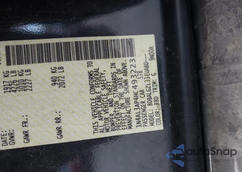 2017 Nissan Altima 2.5 S из США, поврежденный, VIN 1N4AL3AP4HC493223